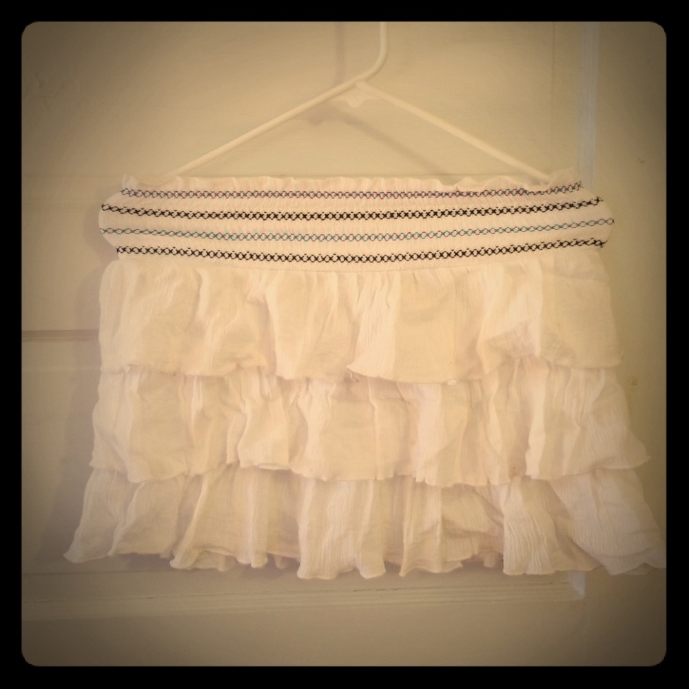 White skirt